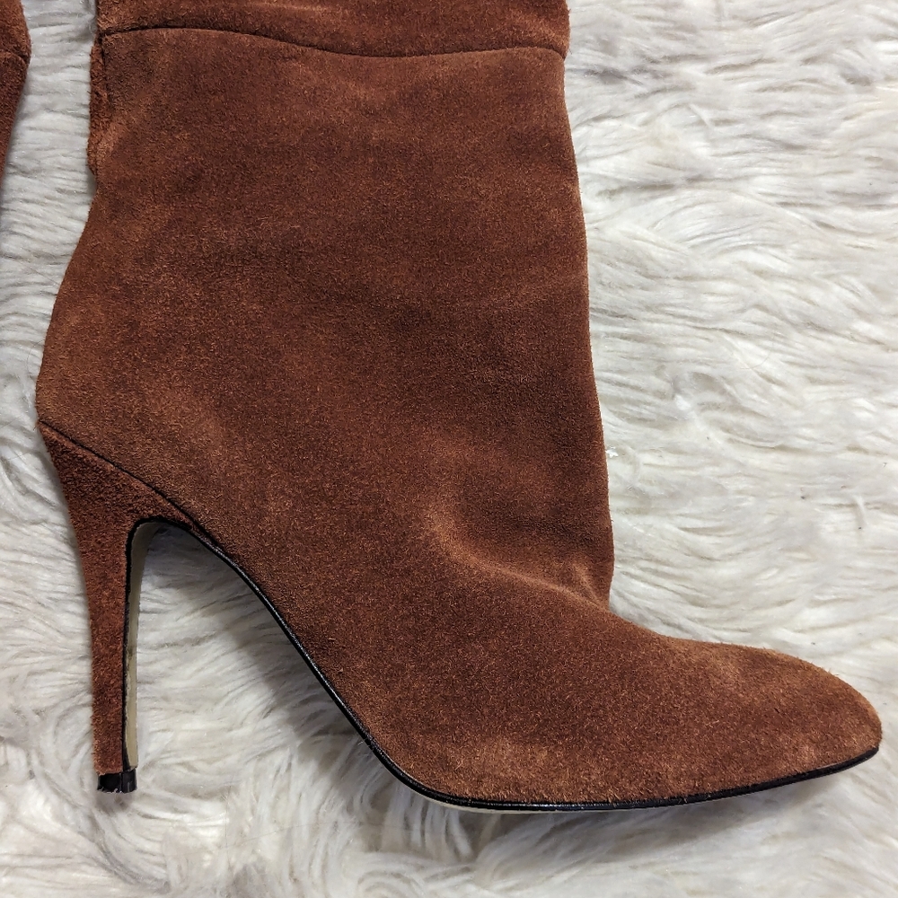 Final Price Kristin Cavallari Calissa OTK Slouch Suede Boots in Ginger Velvet - Picture 11 of 16